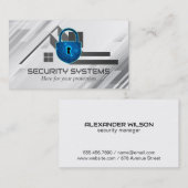 デジタルセキュリティパドロック | ホームロゴ 名刺 (正面/裏面)