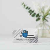 デジタルセキュリティパドロック | ホームロゴ 名刺 (スタンド正面)