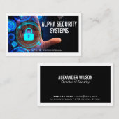 デジタルセキュリティロック | データ・システム 名刺 (正面/裏面)