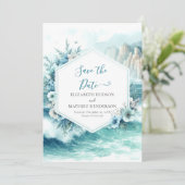 デジタルタイポグラフィー ネイティブ ウェディング セーブザデート (スタンド正面)