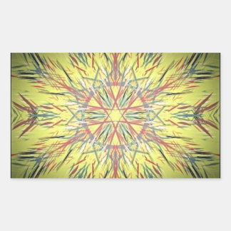 デジタルタペストリーのシール 長方形シール