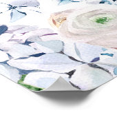 デジタルダウンロードアジサイ40th誕生日へようこそ ポスター (角)