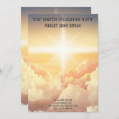 デジタルダウンロードクリスチャン天雲教会 招待状 (正面/裏面)