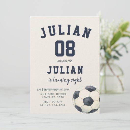 デジタルダウンロードスポーツパーティー招待状 招待状 (スタンド正面)