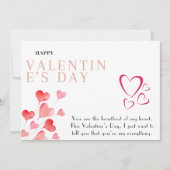 デジタルダウンロード プリント可能なバレンタインカード シーズンカード (正面)