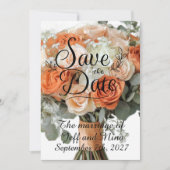デジタルダウンロード 秋の結婚式 Save The Date (正面)