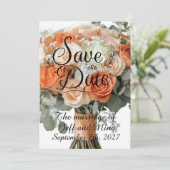 デジタルダウンロード 秋の結婚式 Save The Date (スタンド正面)