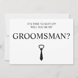 デジタルダウンロードGroomsmanカード、Groomsmen 最高の &  招待状