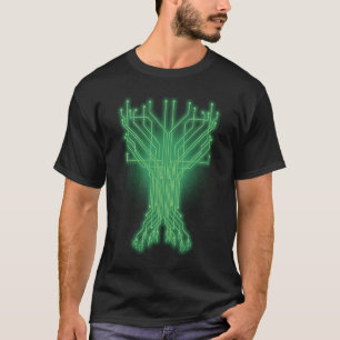 デジタルツリーコンピュータメカニカルエンジニアデジタル Tシャツ