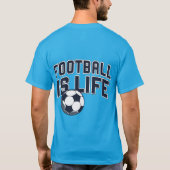 デジタルデザイン付き基本的なダークカラフルTシャツ –  Tシャツ (裏面)