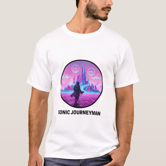 デジタルデザートワンダラーDJ Tシャツ (正面)