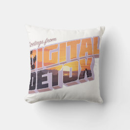 デジタルデトックスからの挨拶 クッション