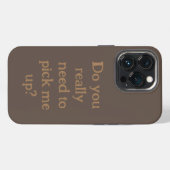 デジタルデトックスのアラーム |微妙な文字 iPhoneケース (裏面横)