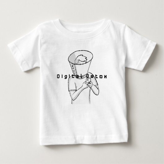デジタルデトックストリートメント ベビーTシャツ (正面)