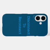 デジタルデトックスリマインダー iPhone/iPadケース Case-Mate iPhoneケース (裏面 (横))