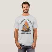 デジタルデトックス ユニセックス Tシャツ (正面フル)