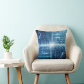 デジタルデータフロー – Tech Wall Art クッション (椅子)