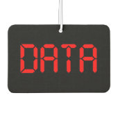 デジタルデータ カーエアーフレッシュナー (正面)