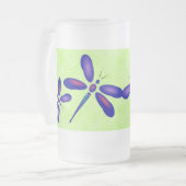 デジタルドラゴンフライライムサマーマグ フロストグラスビールジョッキ (正面左)