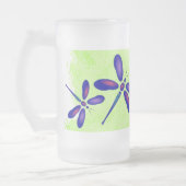 デジタルドラゴンフライライムサマーマグ フロストグラスビールジョッキ (左)