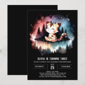 デジタルドリーミータイガー誕生日 招待状 (正面/裏面)