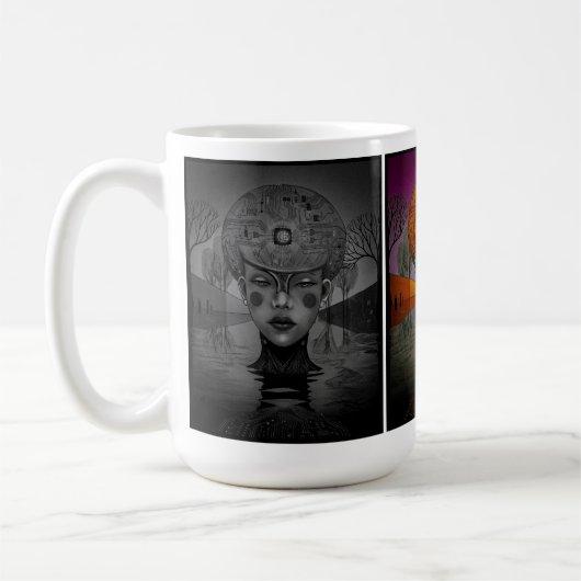 デジタルドリーム コーヒーマグカップ (左)