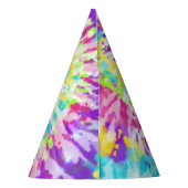 デジタルネオン絞り染め パーティーハット (裏面)