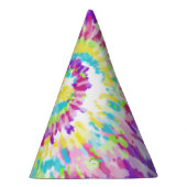 デジタルネオン絞り染め パーティーハット (右)