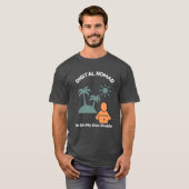 デジタルノマド - 自由なスケジュール Tシャツ (正面フル)