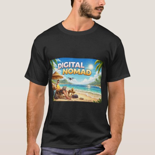 デジタルノマド Tシャツ (正面)