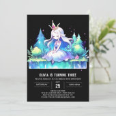 デジタルハッピープリンセス誕生日 招待状 (スタンド正面)