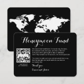 デジタルハニームーン基金 ウェディングブラック エンクロージャーカード (正面/裏面)