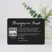 デジタルハニームーン基金 ウェディング ブラック エンクロージャーカード (スタンド正面)