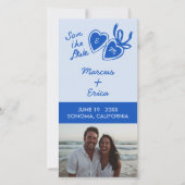 デジタルハートのロケットカスタム写真  保存日付 セーブザデート (正面)