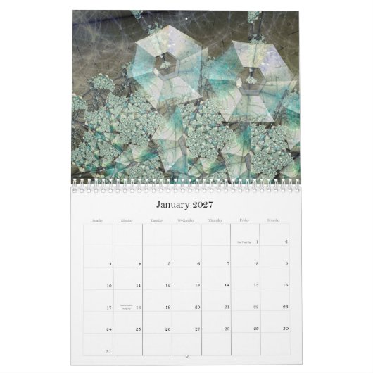デジタルバロック2014のカレンダー カレンダー (1月 2027)