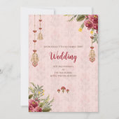 デジタルヒンドゥー教結婚式招待状結婚インディアン 招待状 (正面)