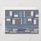 デジタルビデオゲームバーバルミツワー招待状 招待状 (裏面)
