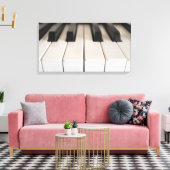 デジタルピアノキーボード キャンバスプリント (インサイチュ (リビング))