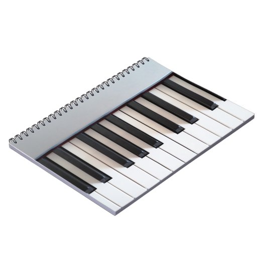 デジタルピアノキーボード ノートブック (左側)