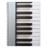 デジタルピアノキーボード ノートブック (正面)