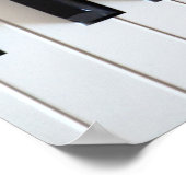 デジタルピアノキーボード ポスター (角)