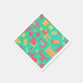 デジタルピクセルアート スタンダードカクテルナプキン (角)