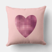 デジタルピンクハート クッション (裏面)
