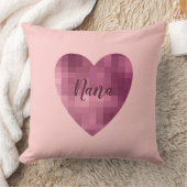 デジタルピンクハート クッション (ブランケット)