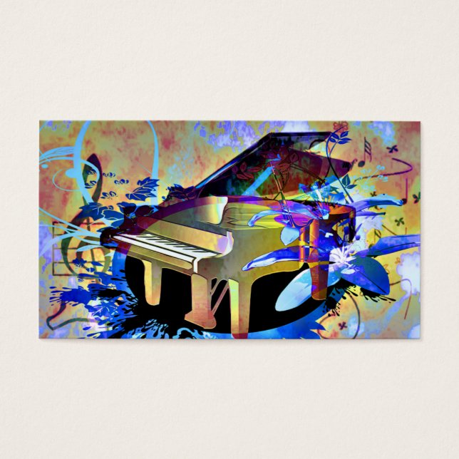 デジタルファンキーカラーのピアノ (正面)