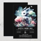 デジタルファンタジードラゴン誕生日 招待状 (正面/裏面)