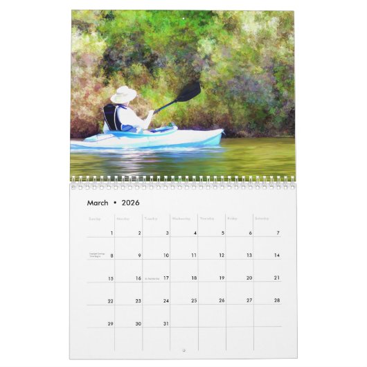 デジタルファンタジー絵を描抽象芸術のArt 2025 カレンダー (3月 2026)