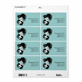 デジタルフォトカメラ住所 シール (フルシート)