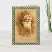 デジタルフラクタルアートに登場する旧世界サンタクロース シーズンカード (正面)