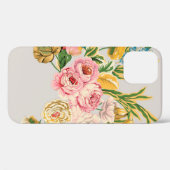 デジタルフラワーズ水彩イラストレーション。手動または Case-Mate iPhoneケース (裏面 (横))